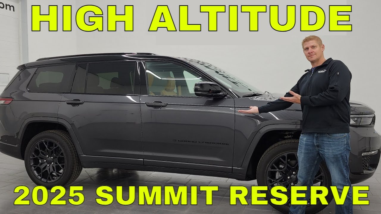 2025 JEEP GRAND CHEROKEE L SUMMIT RESERVE HIGH ALTITUDE FULL 4K WALKAROUND 25J8