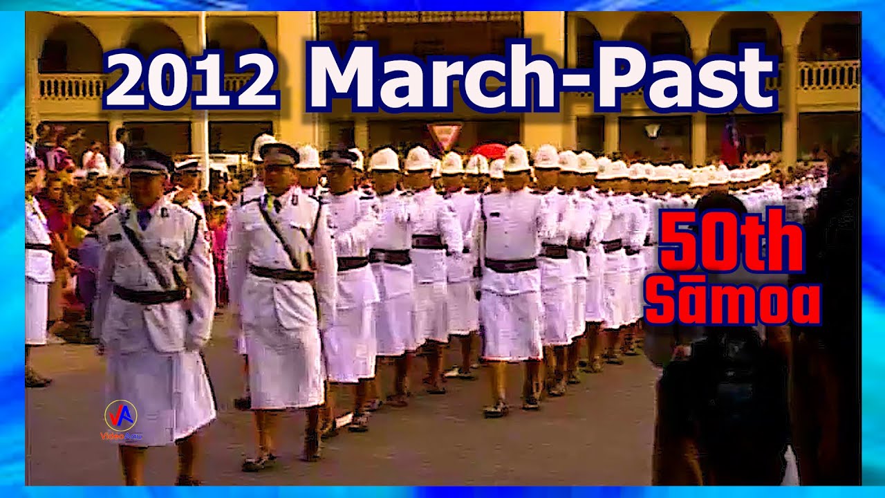 SAMOA : March-Past 2012 (50th) - Savali Fa'aaloalo 2012