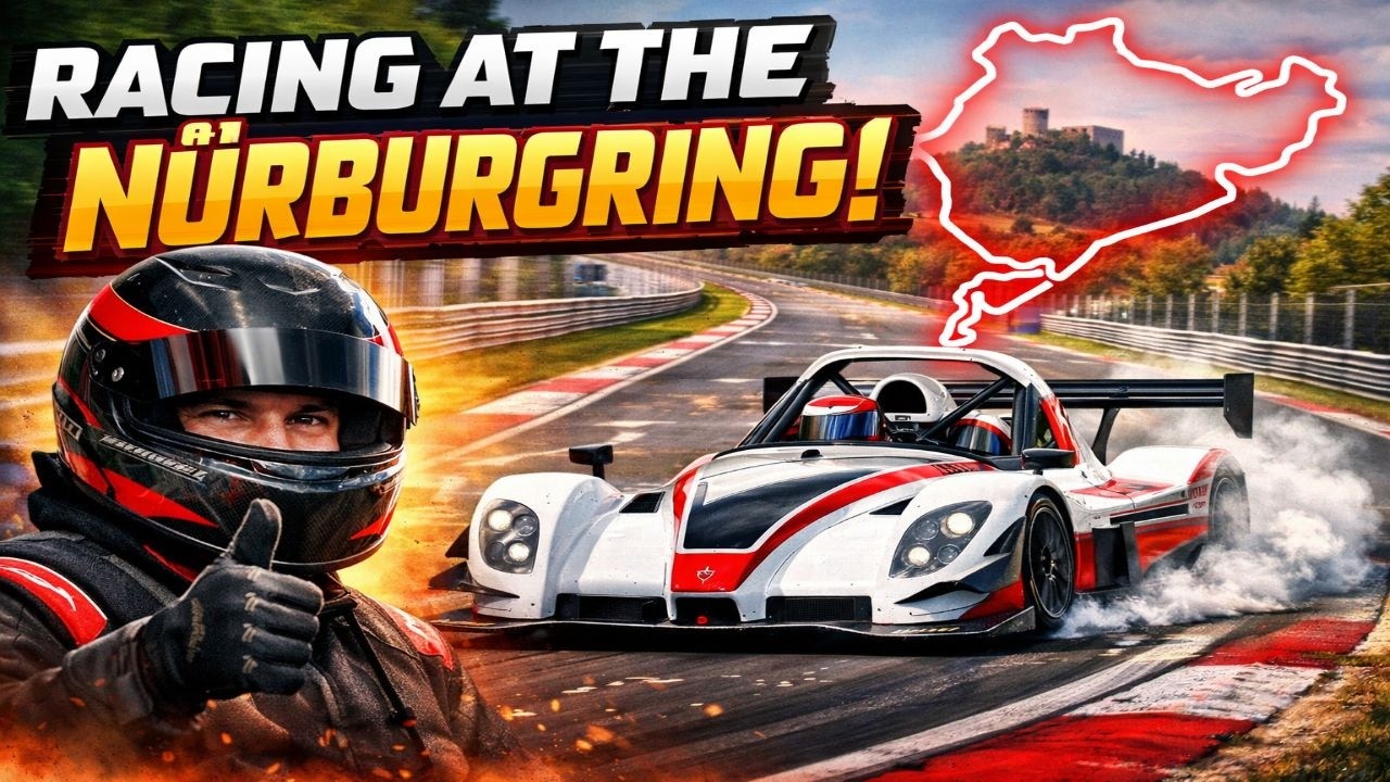 Race day at the nurburgring and today we are in the radical SR8 i wont win but I want a clean race