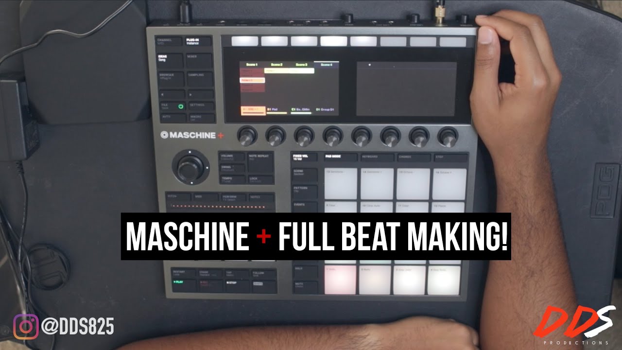 Maschine +: Making A Beat Standalone From Start To Finish (Native Instruments Maschine Plus)