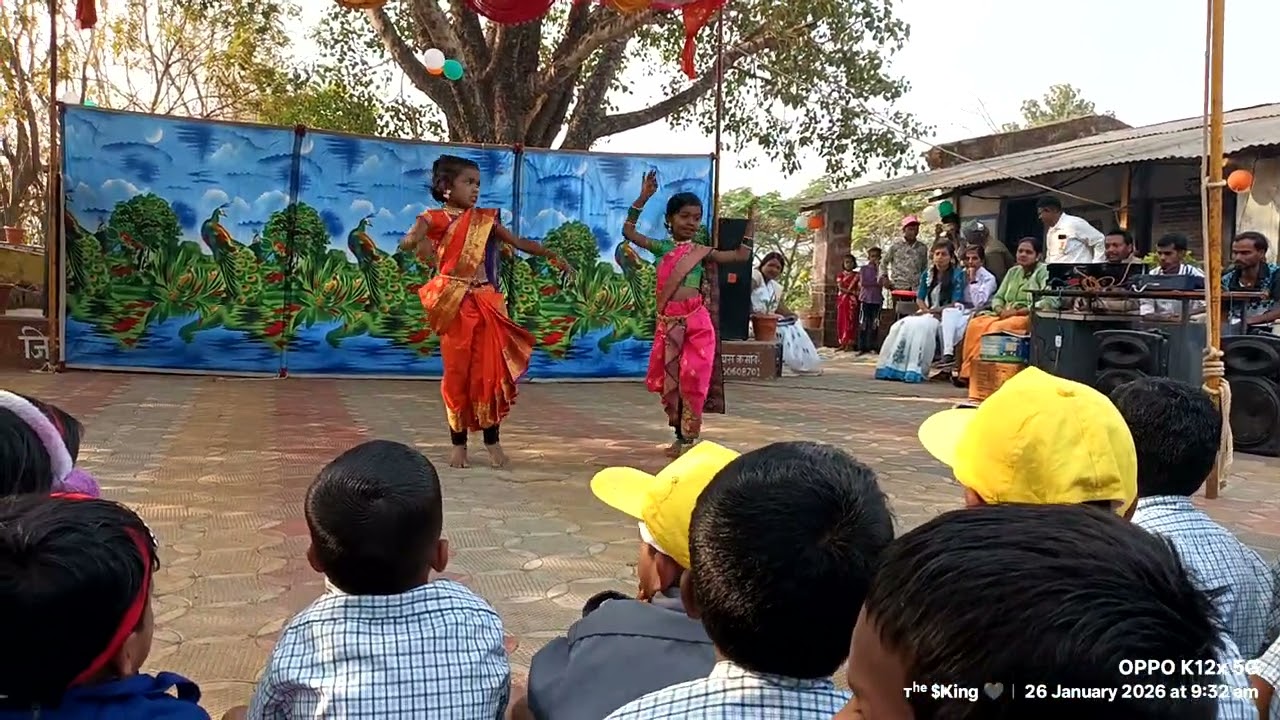 लहान मुलींचं सुंदर डान्स 🩷 / जिल्हा परिषद शाळा लिंगामे🔥 / कळवण ( नाशिक )