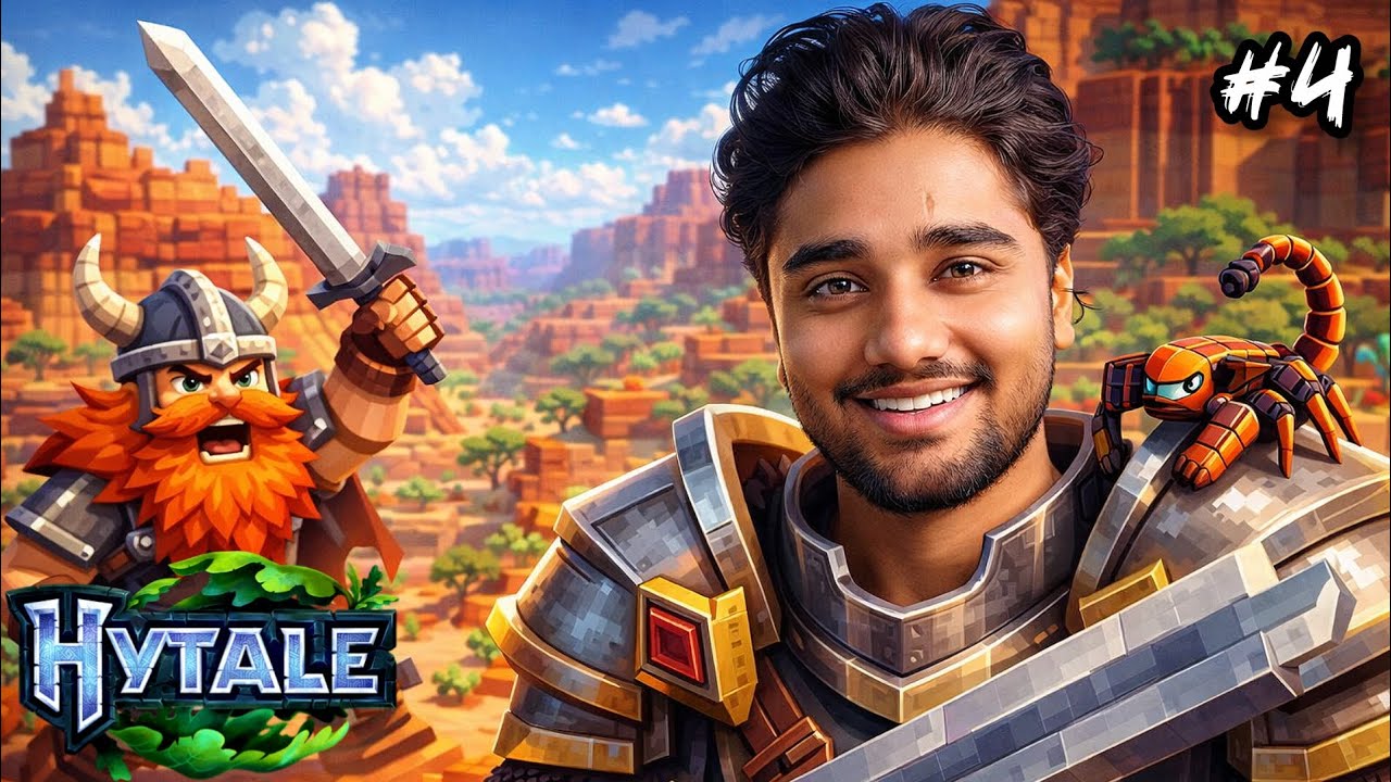 I FOUND MYSTERIOUS DESERT FORT 🤔 | HYTALE GAMEPLAY (PART 4)