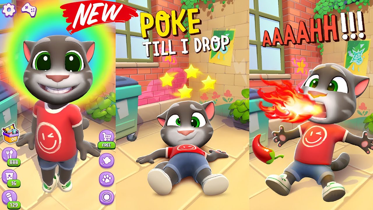 Talking Tom Cat New update 2025 Gameplay Android ios 