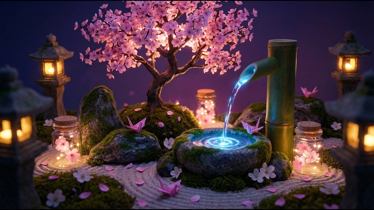 Sleep Music for Deep Sleep Water Sounds – Gentle Water Drips & Soft Piano for Night Calm.