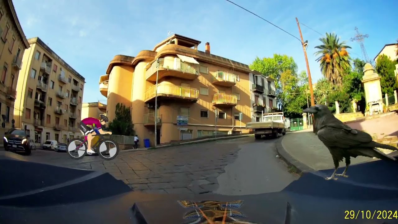 un giro nel centro storico di Caltanissetta.