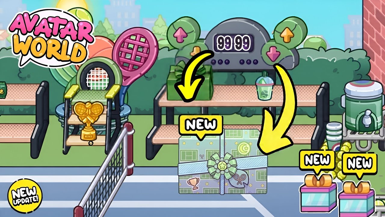 NEW HIDDEN TENNIS SECRET!? // SUPER SPECIAL! // AVATAR WORLD SECRETS // PAZU WORLD 