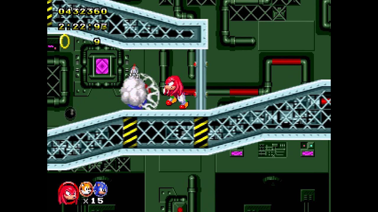 Sonic Classic Heroes Multiplayer Part 6 - Scrap Brain Zone