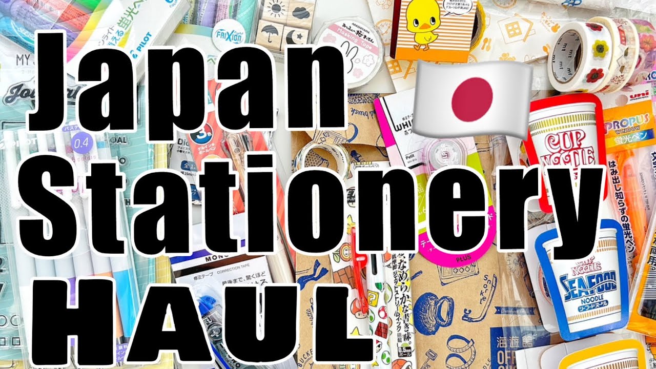 JAPAN STATIONERY HAUL & DISNEY SEA MERCH HAUL