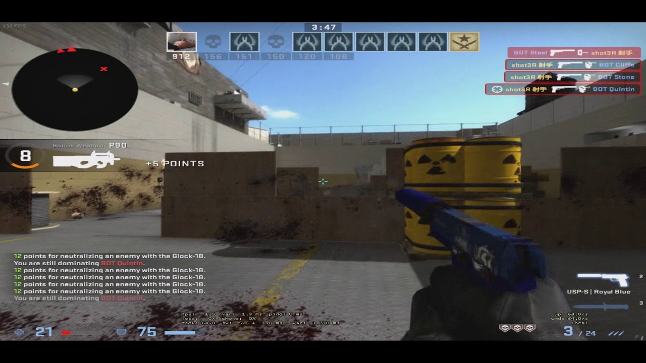 USP // training 1 tab // CSGO