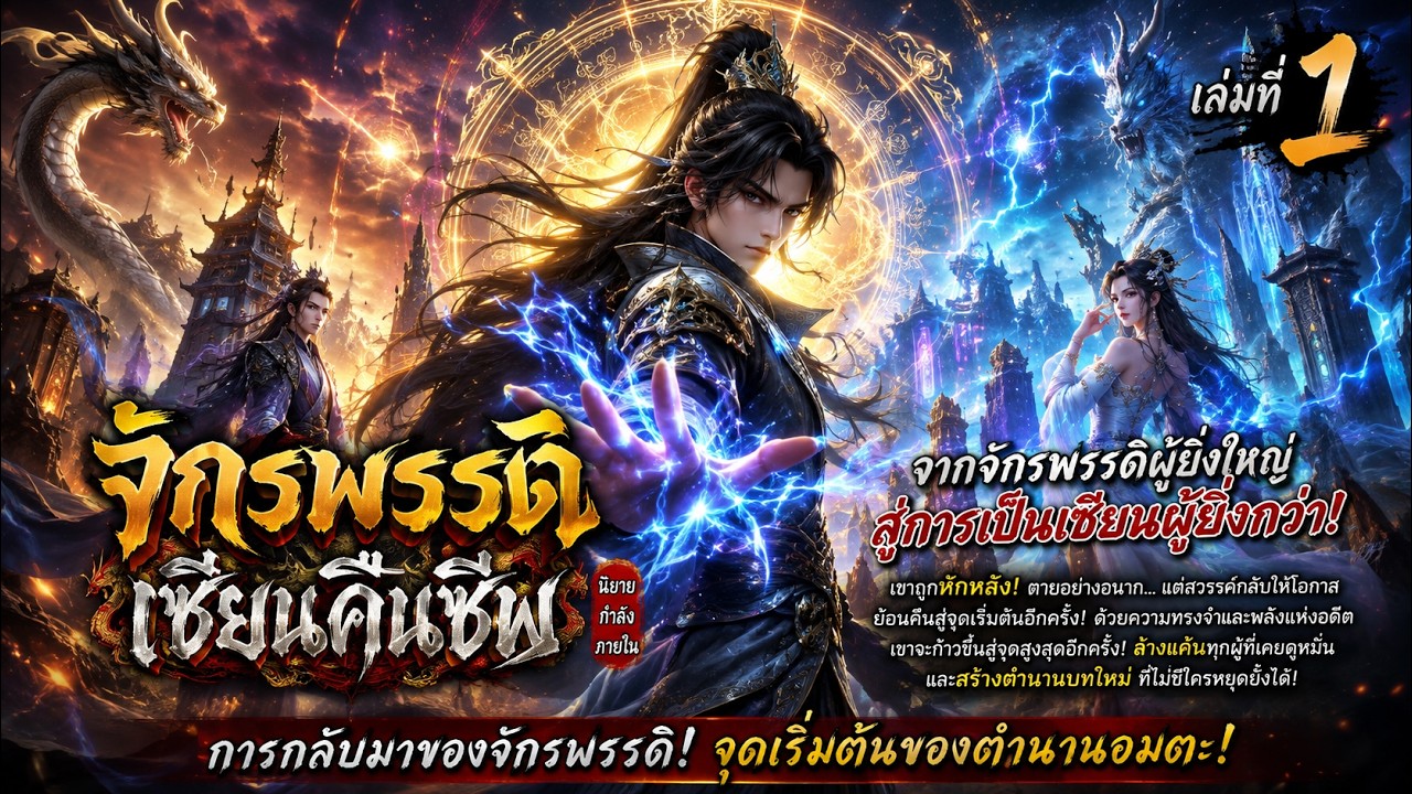 จักรพรรดิเซียนคืนชีพ เลือดล้างเก้าสวรรค์ #เล่มที่1 #กำลังภายใน #ต่อสู้ #พระเอกเก่ง