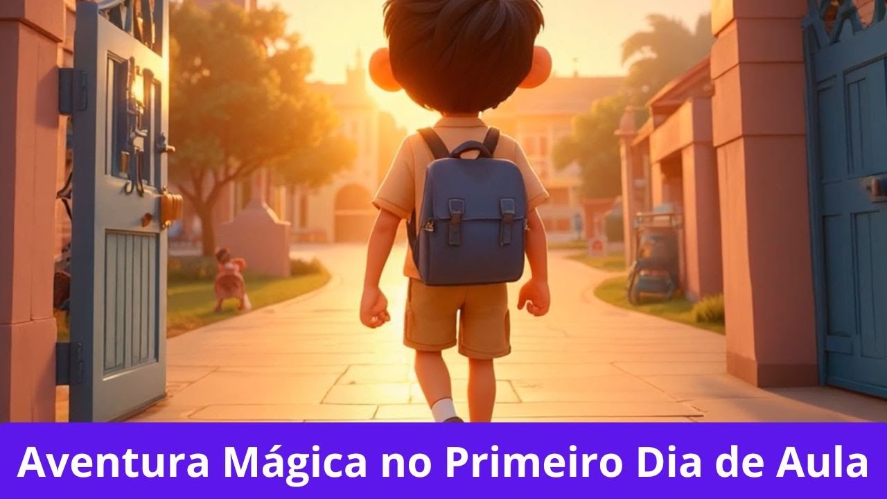 Aventura Mágica no Primeiro Dia de Aula