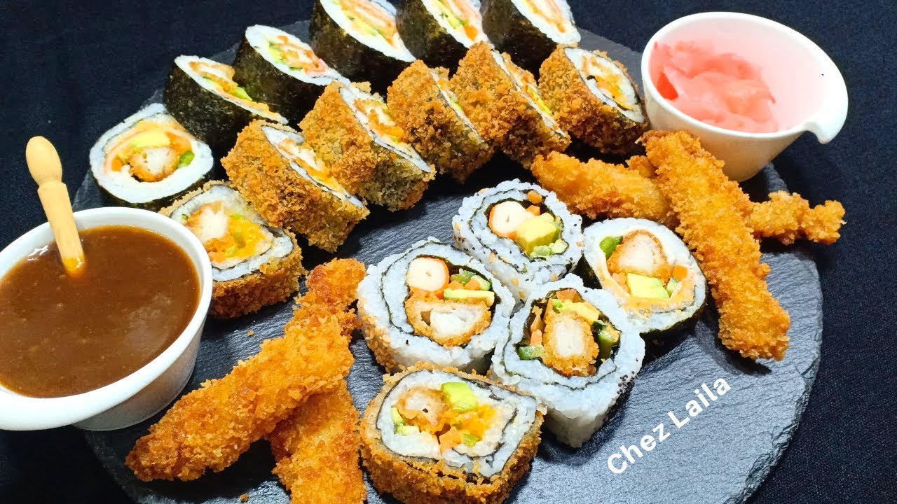 وداعا للمطاعم طريقة عمل #السوشي في البيت بأسهل طريقة و أبسط التكاليف 🍣 How To Make #Sushi At Home