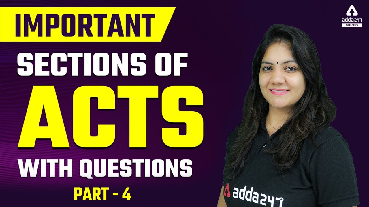 Important Section Of Acts With Questions | JAIIB Exam Preparation 2022 #4