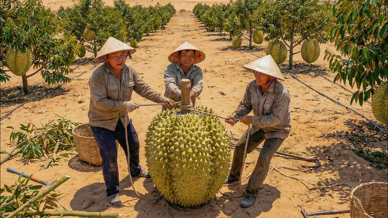Sốc Trang Trại Sầu Riêng Khổng Lồ Trong Sa Mạc – Kết Quả Làm Cả Thế Giới Ngạc Nhiên