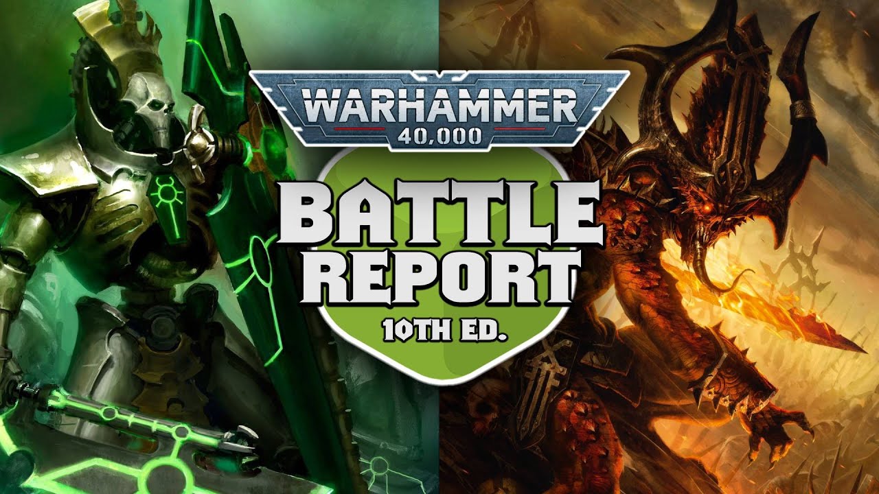 Chaos Daemons vs Necrons Warhammer 40k 10th Edition Battle Report Ep 103