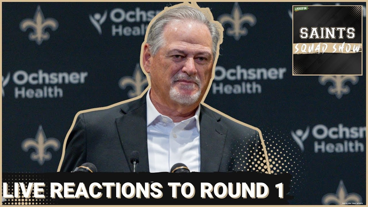 SAINTS SQUAD SHOW: Reacting LIVE To New Orleans Saints FIRST ROUND PICK in 2026 NFL Draft