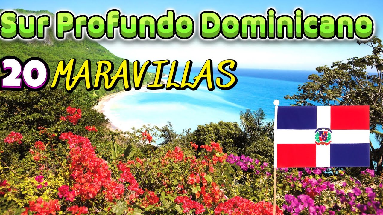 TOP 20 MEJORES PICSINAS NATURALES y PLAYAS CRISTALINAS del SUR de la Republica Dominicana