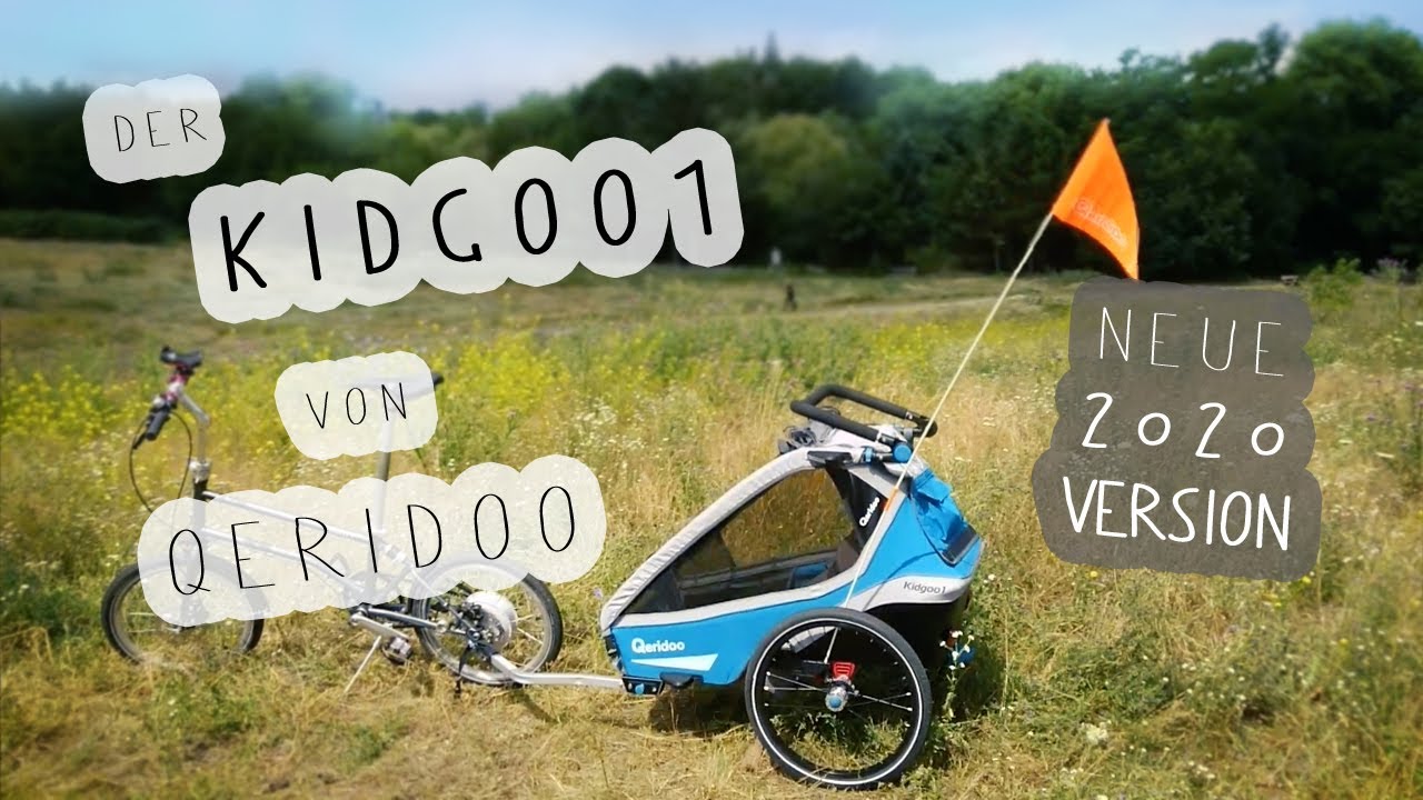 Kidgoo1 (2020/2021) 🚴‍♂️ von Qeridoo - Neue Baby Kutsche fürs Fahrrad, noch KEIN Test