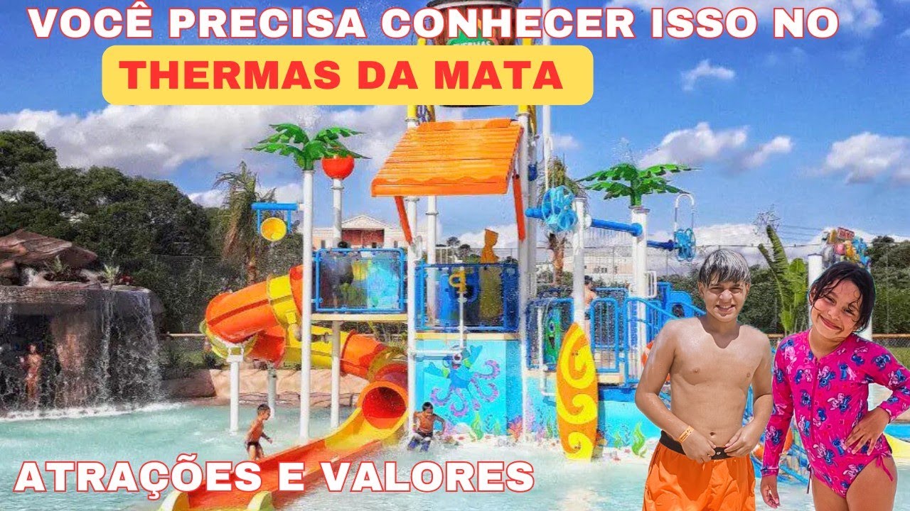 THERMAS DA MATA PERTINHO E BARATO @thermasdamata#parqueaquatico