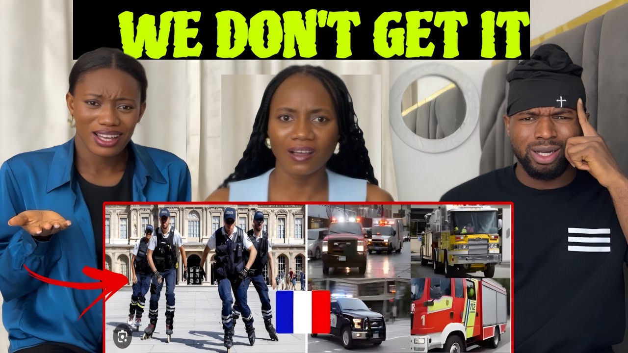 La police fran&ccedil;aise est bizarre 😱 R&eacute;action aux voitures de police fran&ccedil;aises [&agrave; Paris] qui r&eacute;pond...