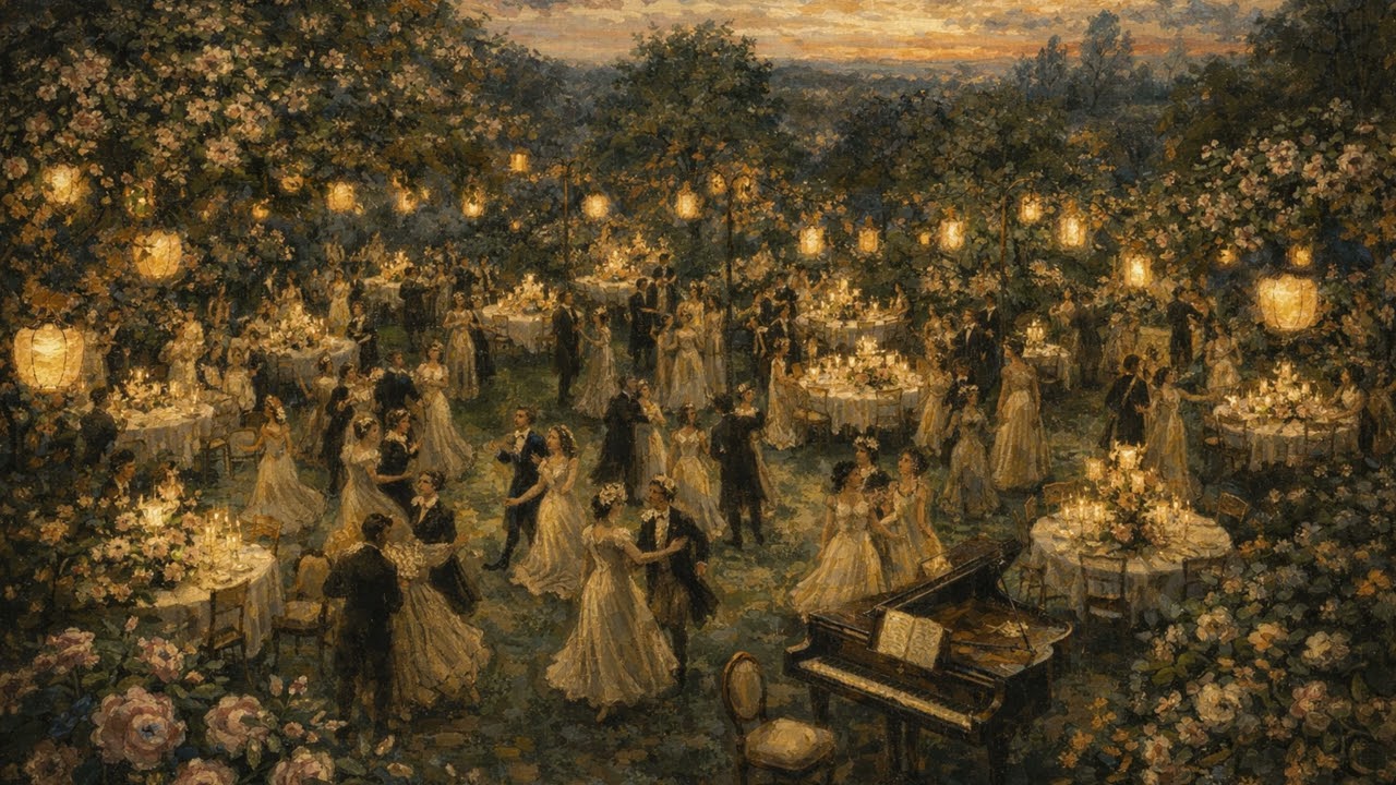 Regency Ball Sunset Waltz 🌅 Peaceful Classical Music for Study & Sleep | Jane Austen Ambience