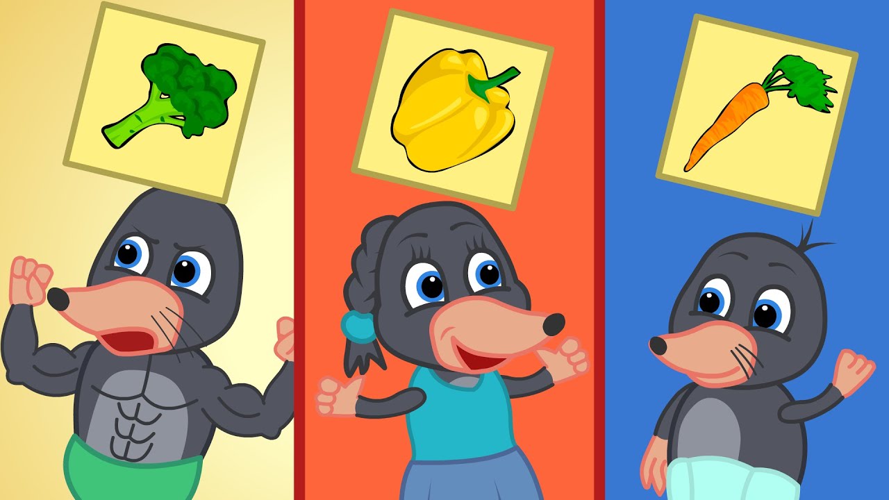Benny Mole and Friends - Sports nutrition Cartoon for Kids