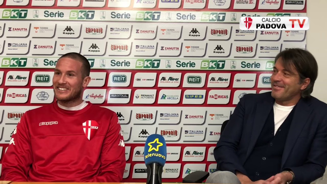Presentazione Michel Morganella al Calcio Padova