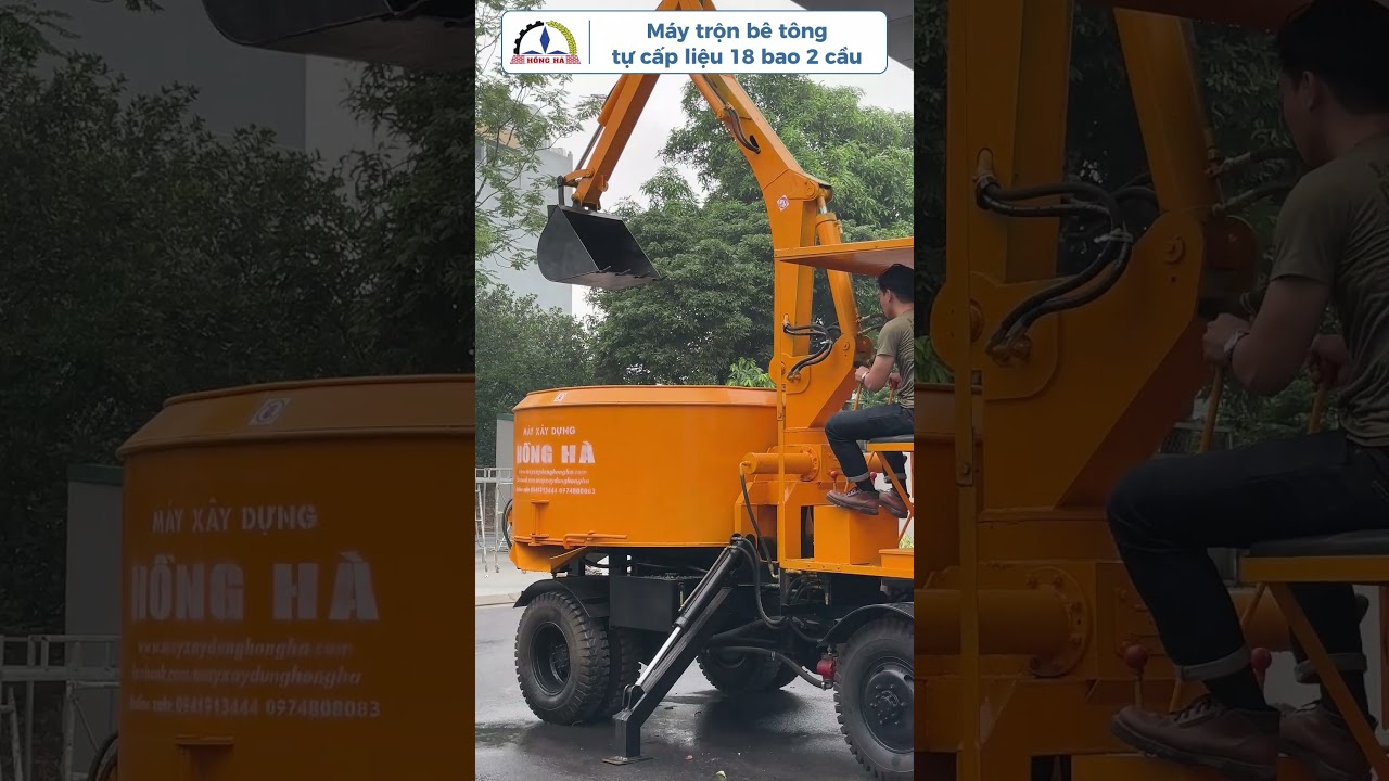 Gi&aacute; trị m&agrave; m&aacute;y trộn b&ecirc; t&ocirc;ng tự cấp liệu 18 bao Hồng H&agrave; mang lại l&agrave; g&igrave;?