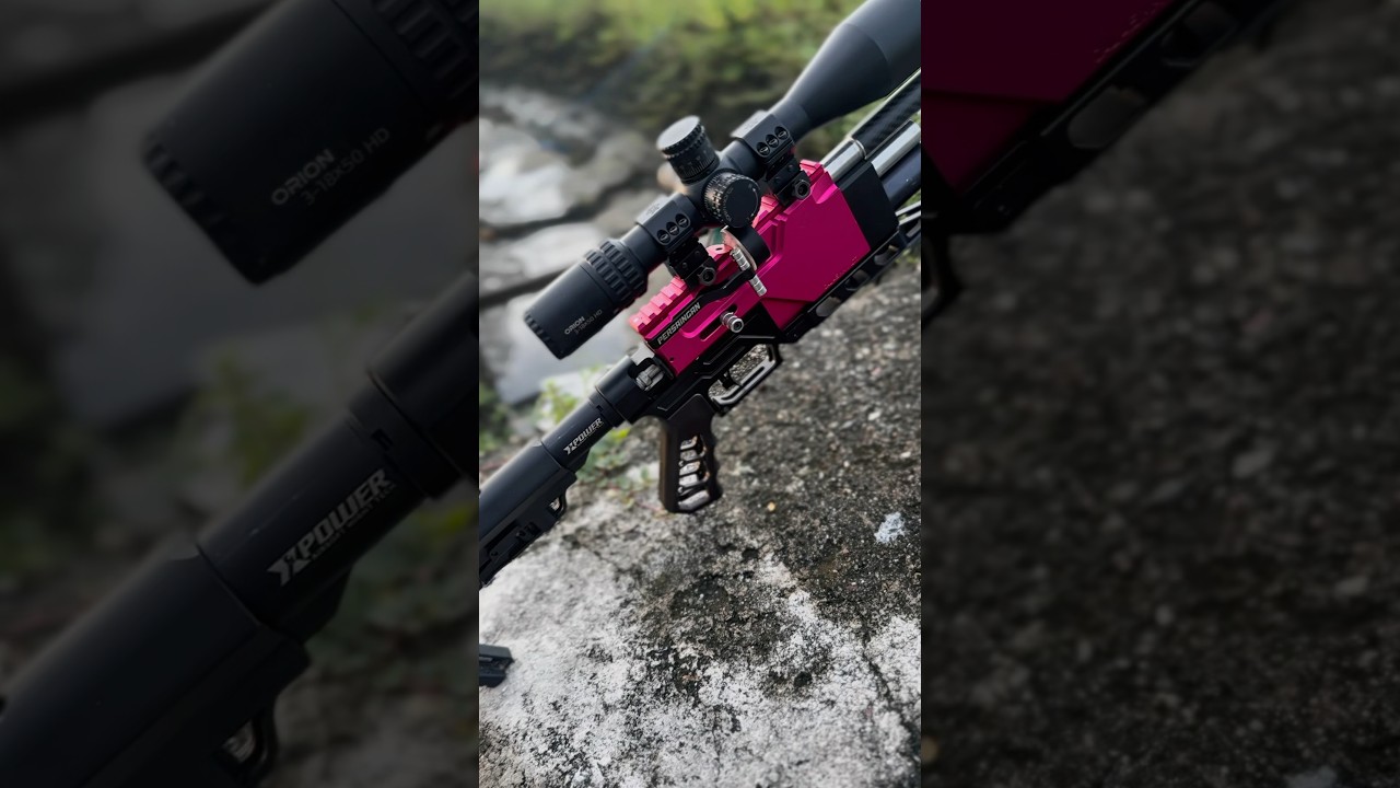 Tes Unit HUMMER X Pink Lokal produk by ANGGER..Kombinasi laras STX Superior Heavy menyala🔥🔥