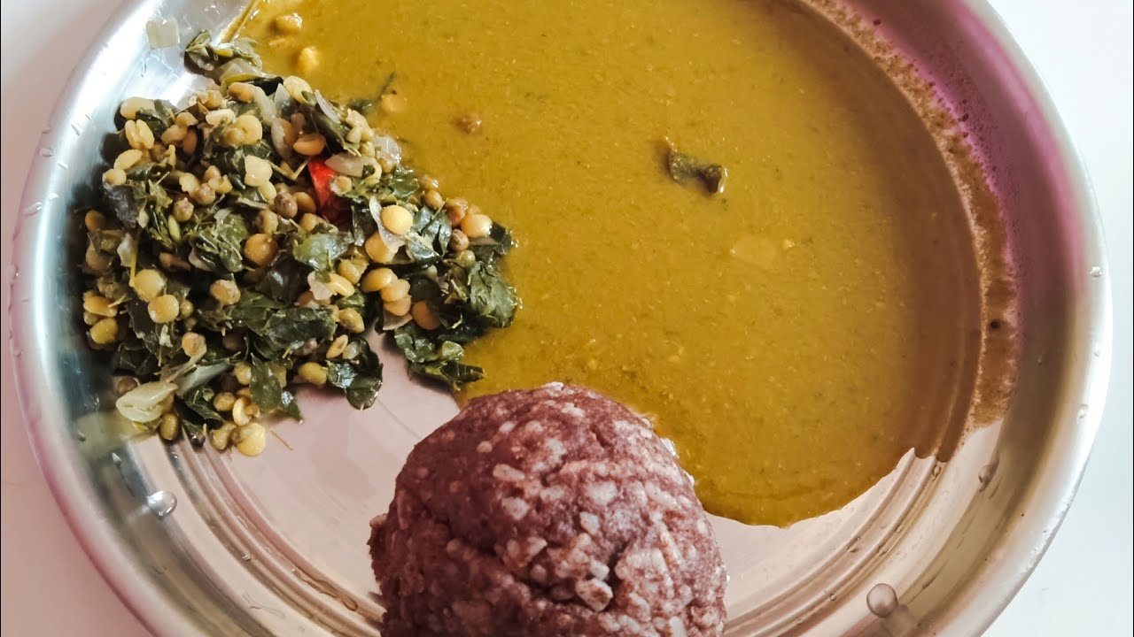 Nugge soppu sambar/ನುಗ್ಗೆಸೊಪ್ಪು ಬಸ್ಸಾರು ಮತ್ತು ನುಗ್ಗೆ ಸೊಪ್ಪಿನ ಪಲ್ಯ/Drumstick leaf sambar and palya
