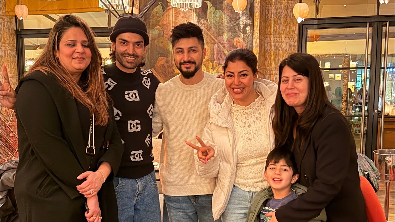 Meeting Guru bhai and Debina in London.
