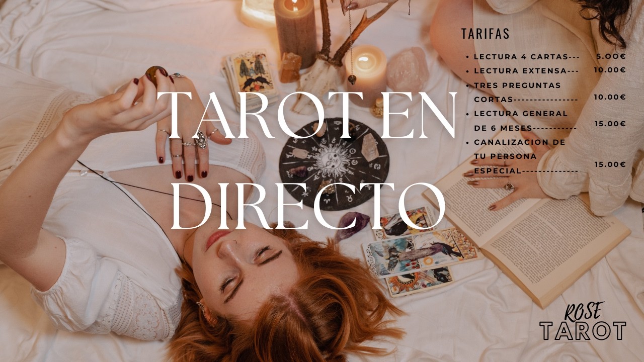 ⭐️ TAROT EN VIVO Y EN DIRECTO ⭐️ con paypal superchat y BIZUM