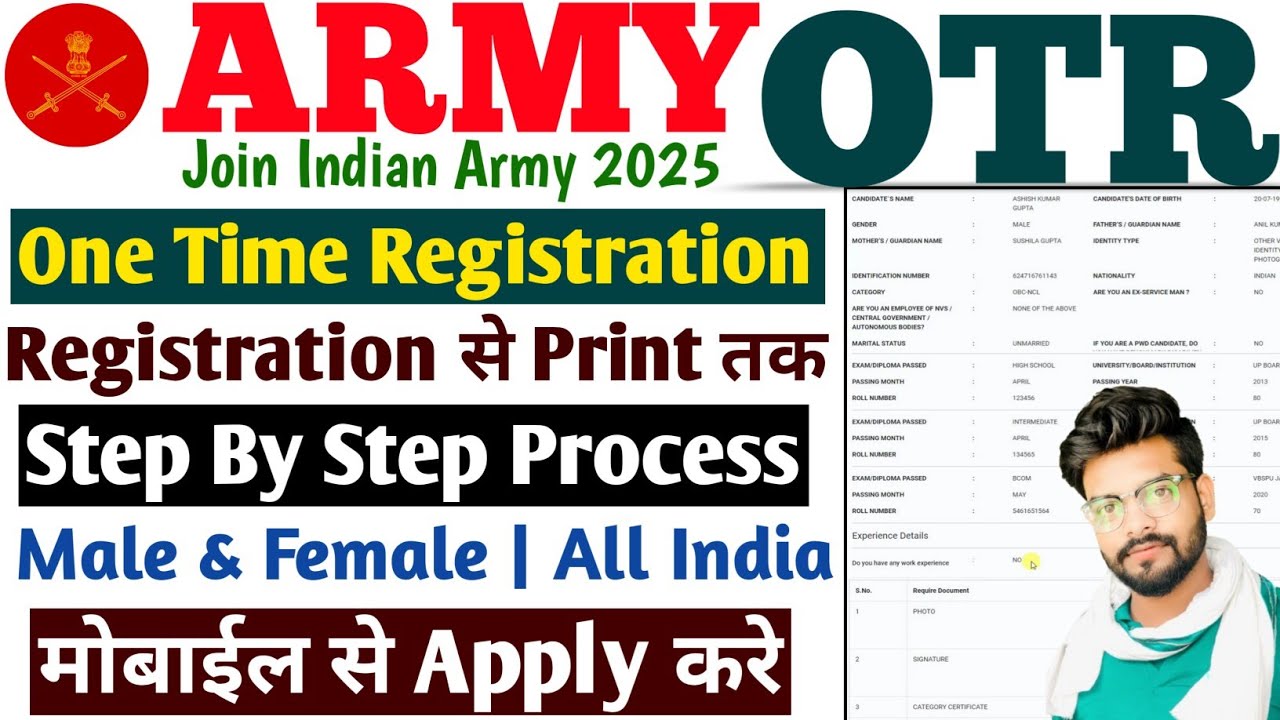 Join Indian Army Registration Kaise Kare 2025 | Agniveer Registration Kaise Kare 2025 | Army OTR ✅