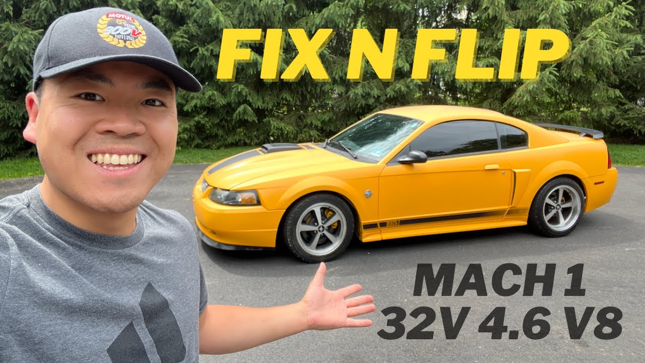 Buying and Flipping The World's Cheapest Mach 1 Mustang!