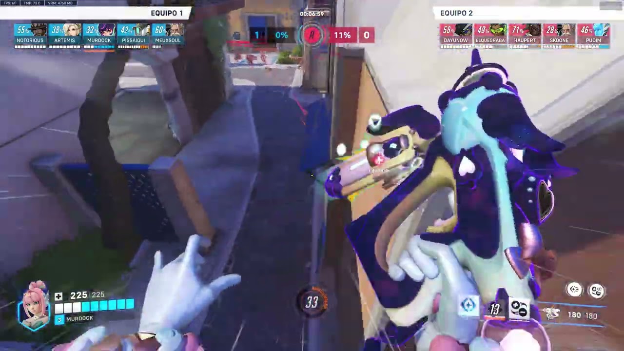 Overwatch 2 - Gameplay on Juno (competitive Diamond) - Ilios 29/12/25