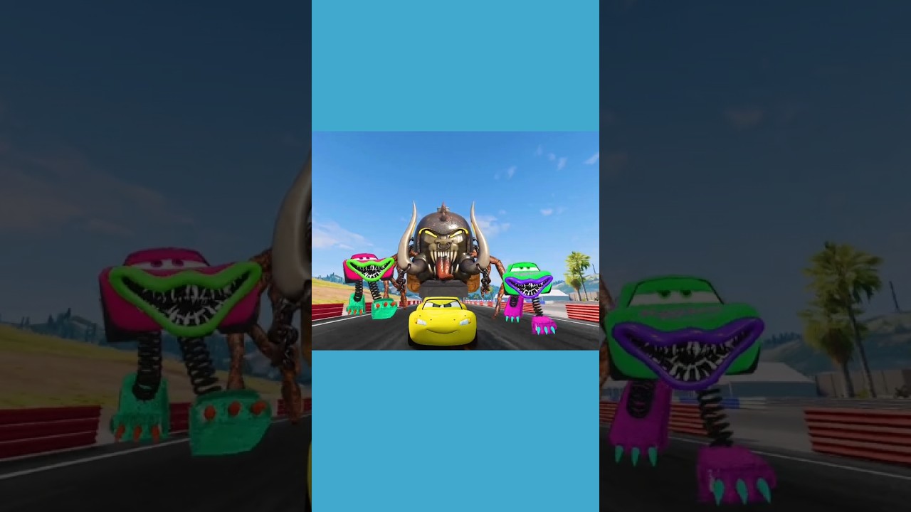 Epic Escape From The Lightning McQueen Boxy Boo Eater, Coffin Dance Song Cover #shorts #short
