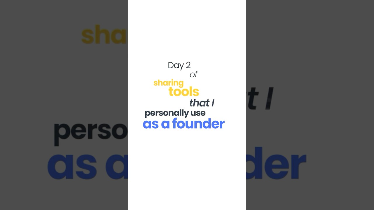 Useful tools for startups #founders #motivation #startup #growth #tools #startuptips #experience