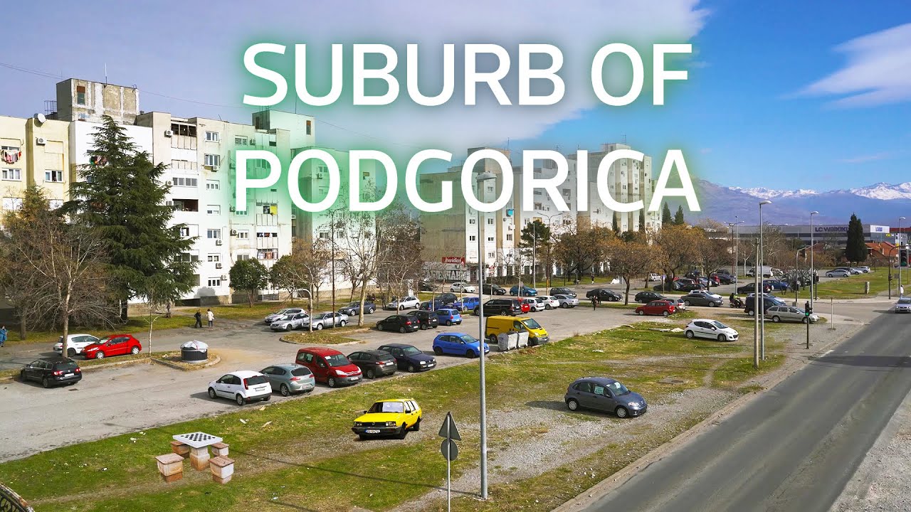 🇲🇪 Getting Lost in the Outskirts of Podgorica, Montenegro | 4K Walking tour