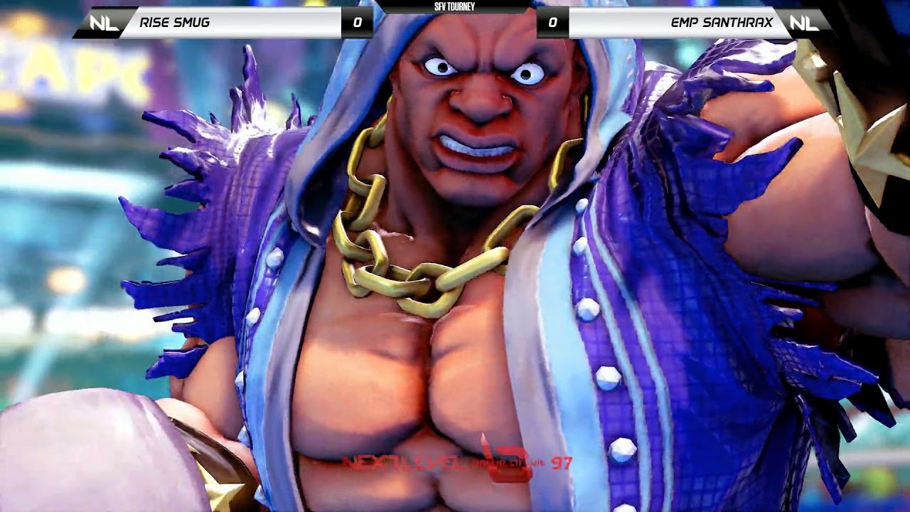 NLBC v.97 - Street Fighter V - RISE Smug (Balrog) vs EMP Santhrax (Zeku) [1080p/60fps]