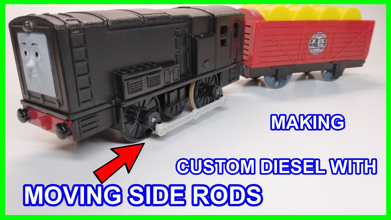 Trackmaster making a custom Diesel with moving side rods