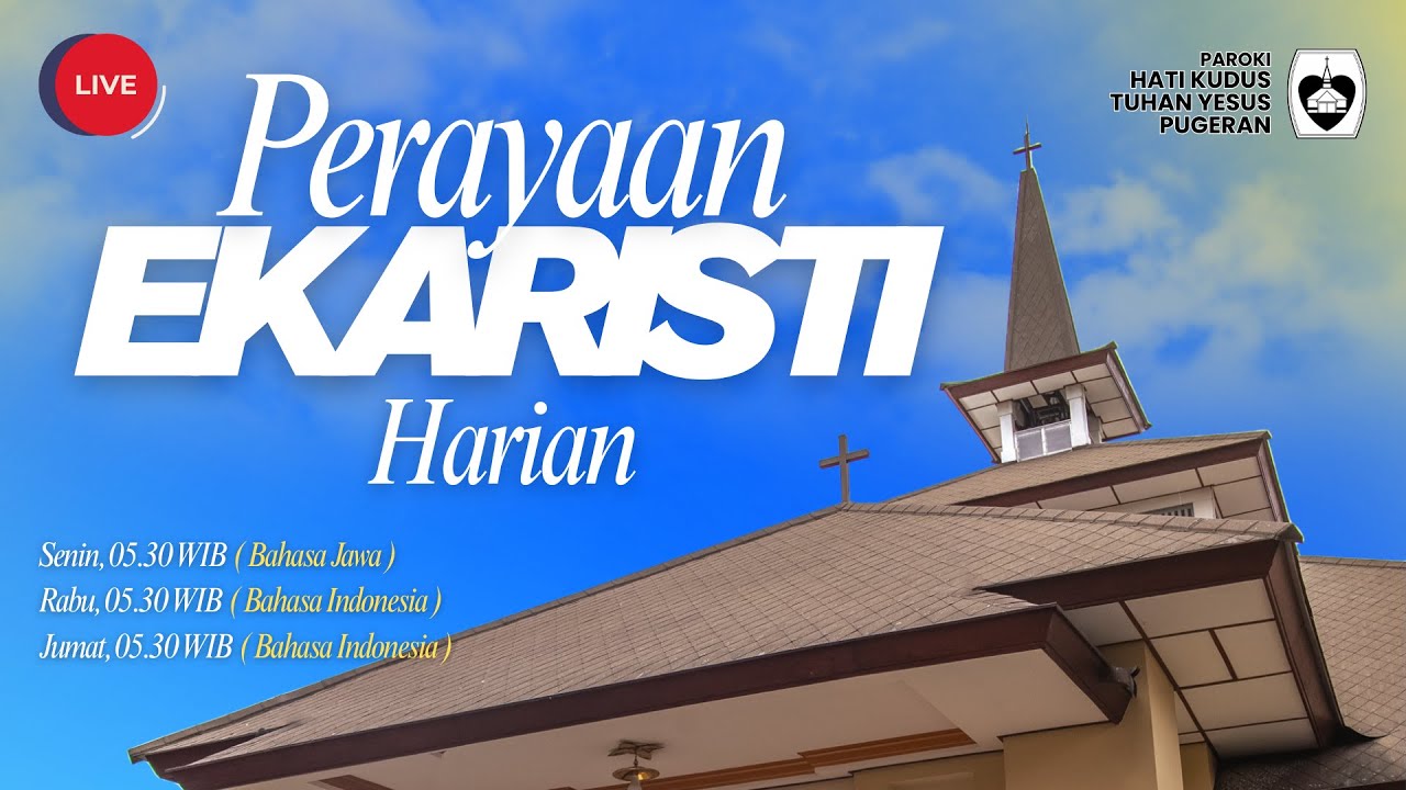 Pahargyan Ekaristi | Senin, 9 Februari 2026 | Bahasa Jawa | 05.30 WIB