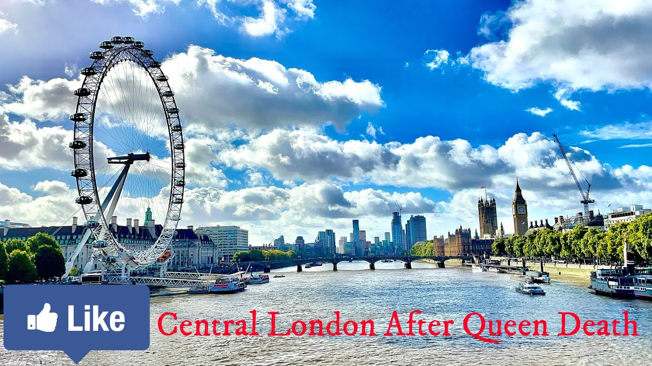 4K-Walk from Westminster BigBen to Leicester Square London #queendeath#centrallondonwalk