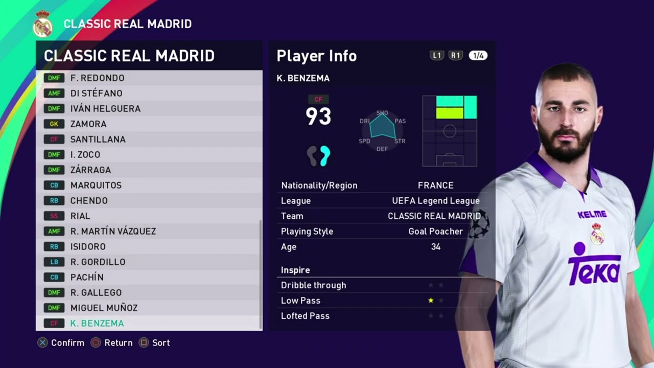 (PS4) PES 2021: 107 Classic Clubs by jiangwei update Season 2023-2024