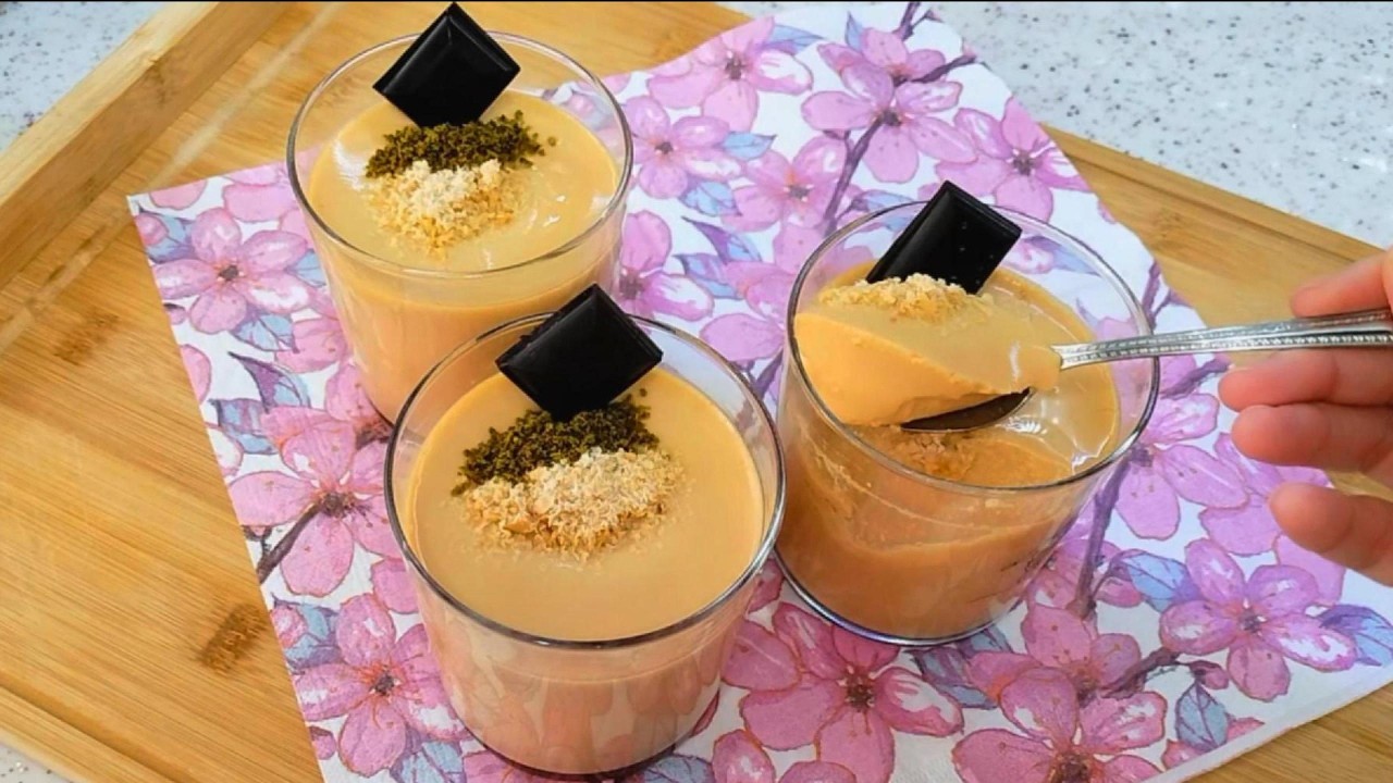 Этот десерт вызывает зависимость 😍 Всего 3 ингредиента ✨✅ Без духовки, без муки, без крахмала!