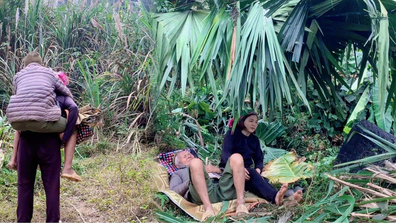 Homeless Life with a Paralyzed Father - Deciding to Make the Forest Their New Home