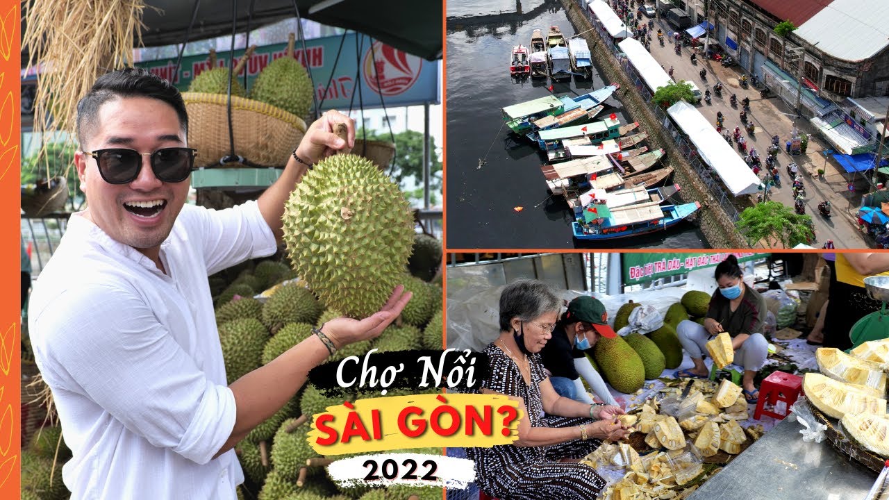 🇻🇳$5 Durian At The First Ever Floating Market in Saigon?