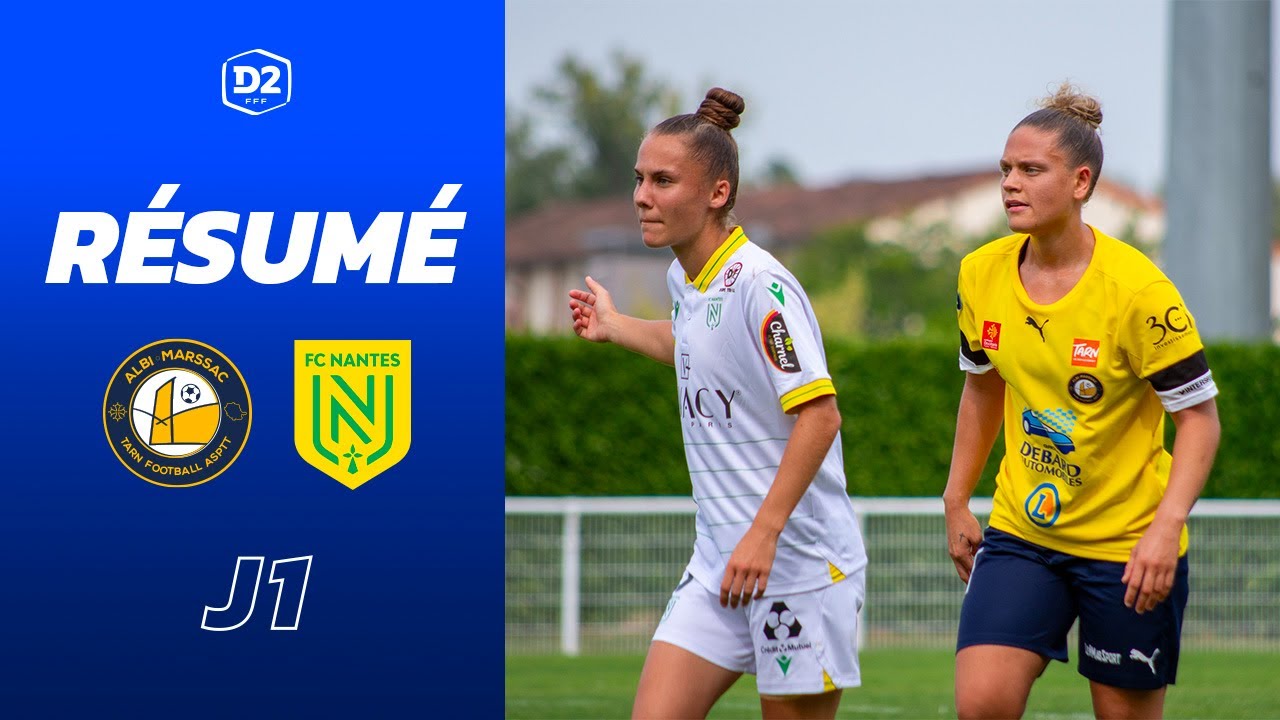 ALBI MARSSAC - FC NANTES (3 - 5) / D2 FÉMININE 2023-2024