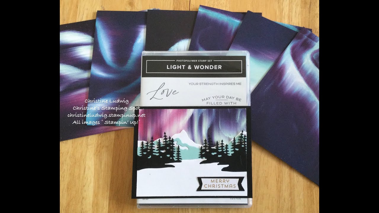 Mystery Monday Video - November 24-2025 - Lights of Aurora Mountain Card