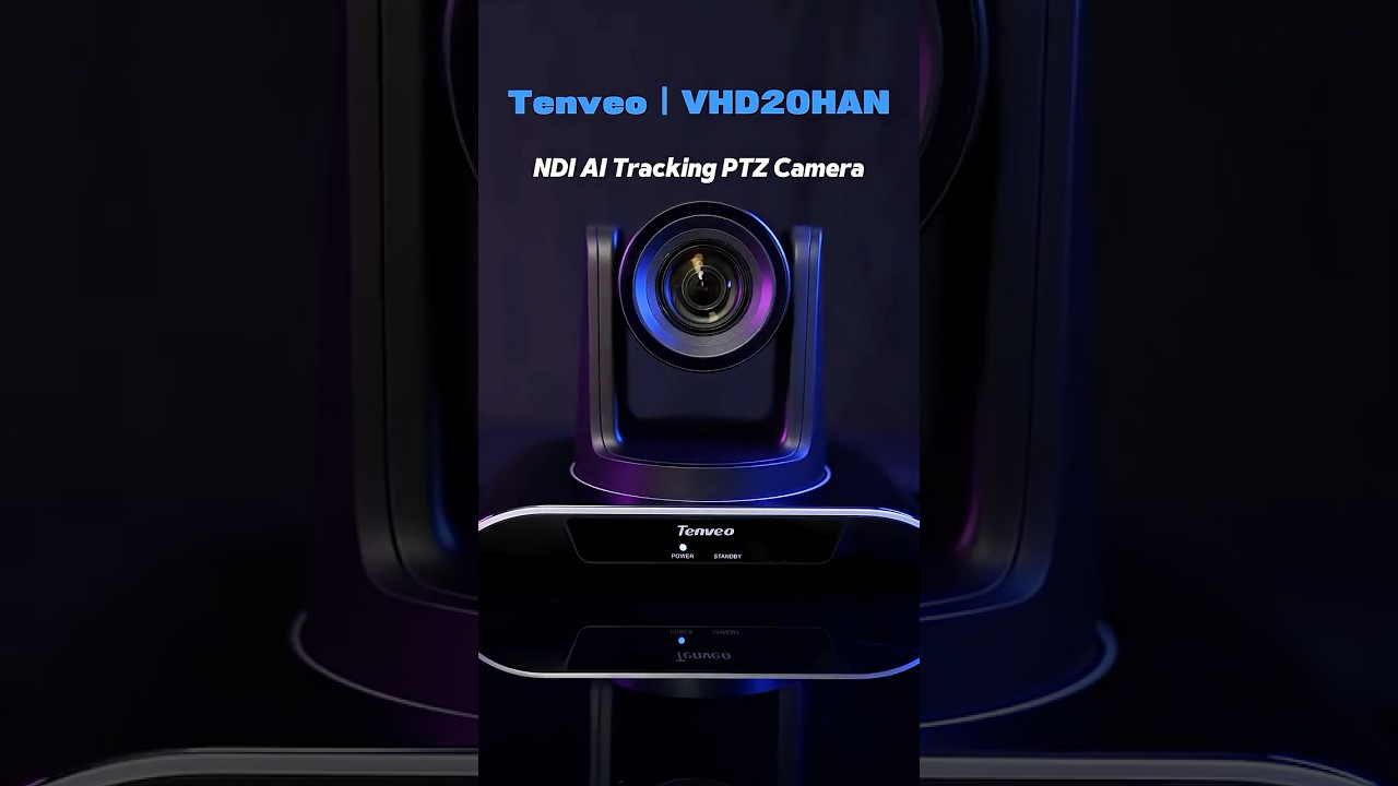 NDI AI Auto-Tracking 20X PTZ Camera for Church Services Worship Video Conference Live Streaming