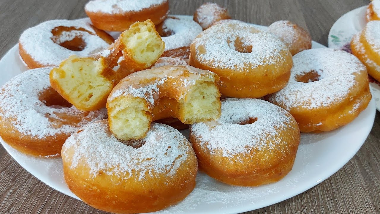 ПУХКЕНЬКІ СИРНІ ПАМПУШКИ🍩 без дріжджів ~ дуже швидко та просто готувати | Абетка рецептів